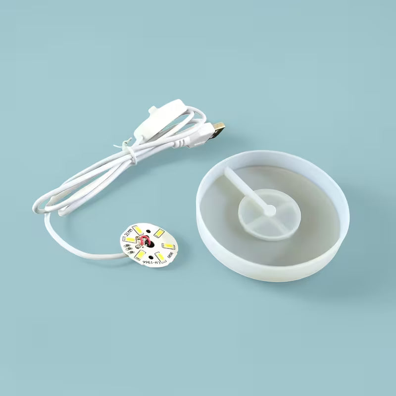 Kit Moule Silicone pour Socle LED – Ø 8 cm